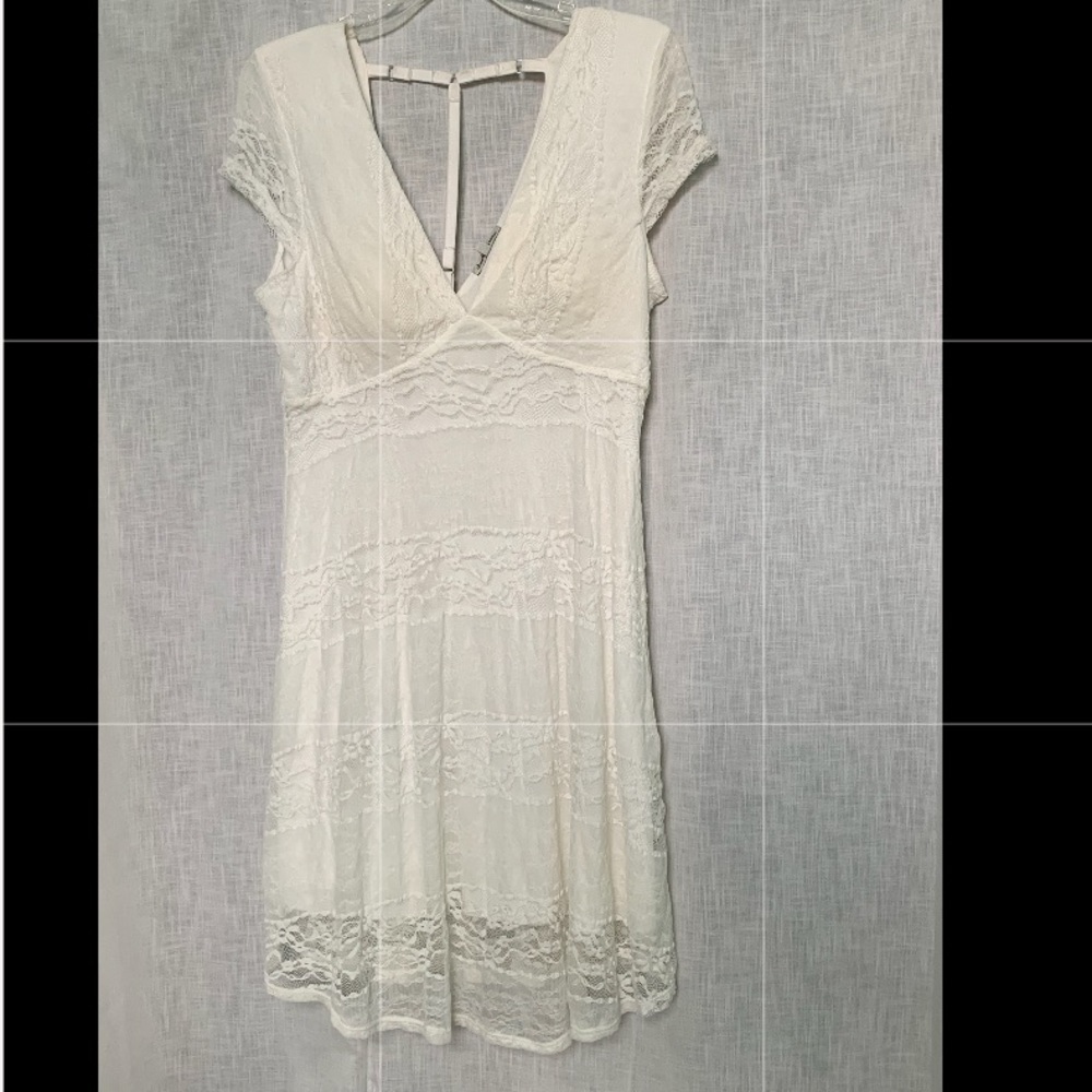 Charolette Russe White Lace Dress
